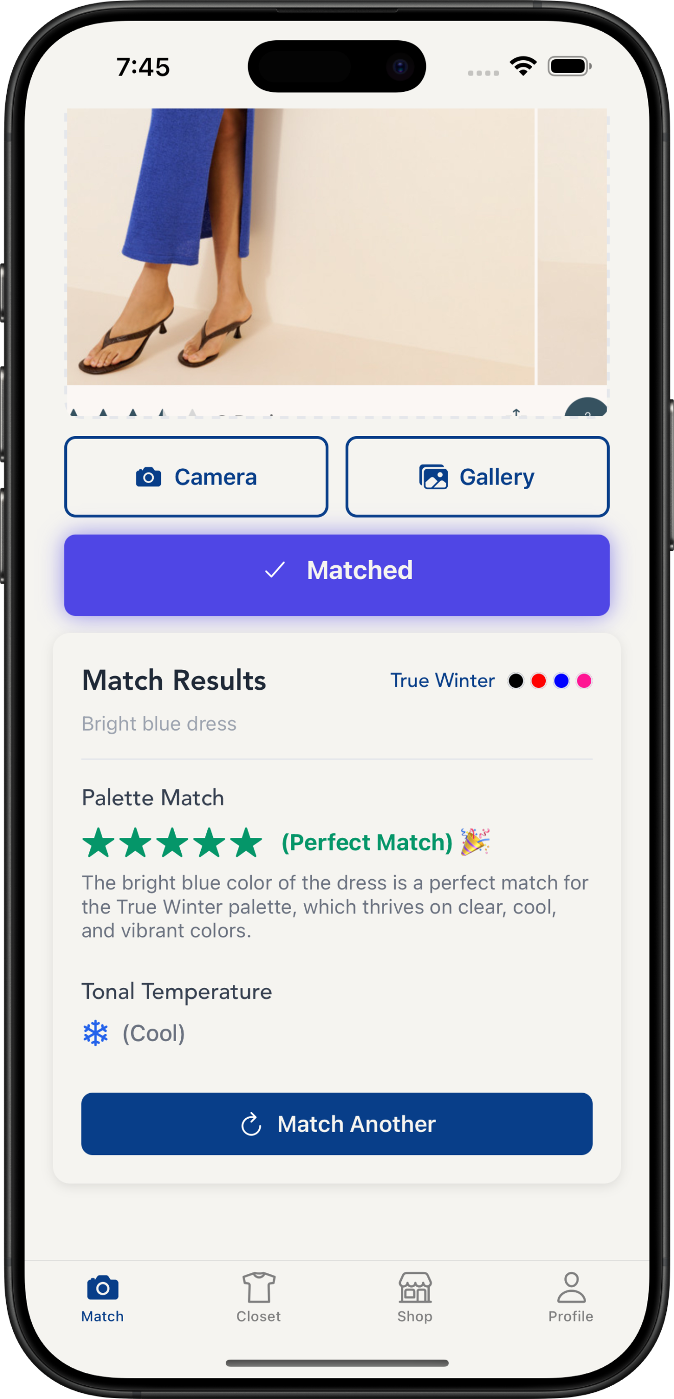 PaletteMatch App Screenshot